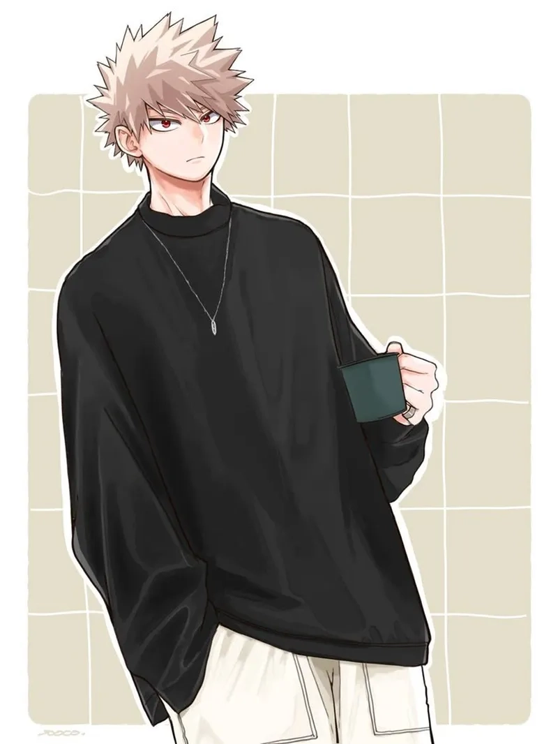 Hình ảnh Bakugo cute dễ thương đến bất ngờ
