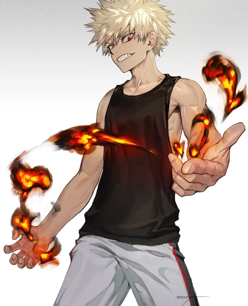 Anime Bakugou bộc phá cảm xúc với từng biểu cảm