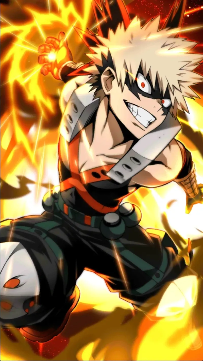 Anime Bakugou Katsuki ngầu lòi đậm chất hành động