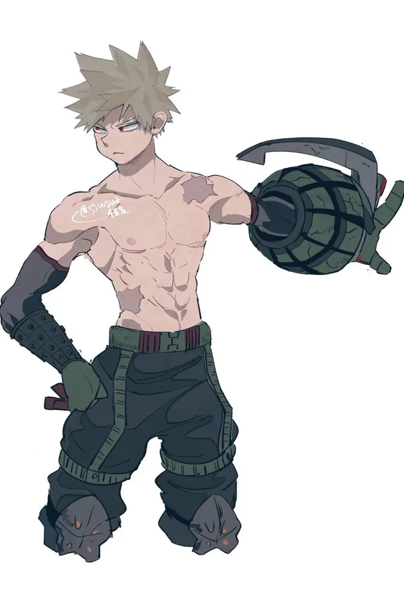 Từng khoảnh khắc nổi bật của Bakugou anime