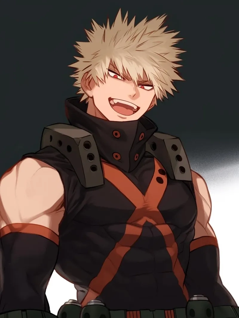 Mỗi lần Bakugou smile là trái tim fan tan chảy