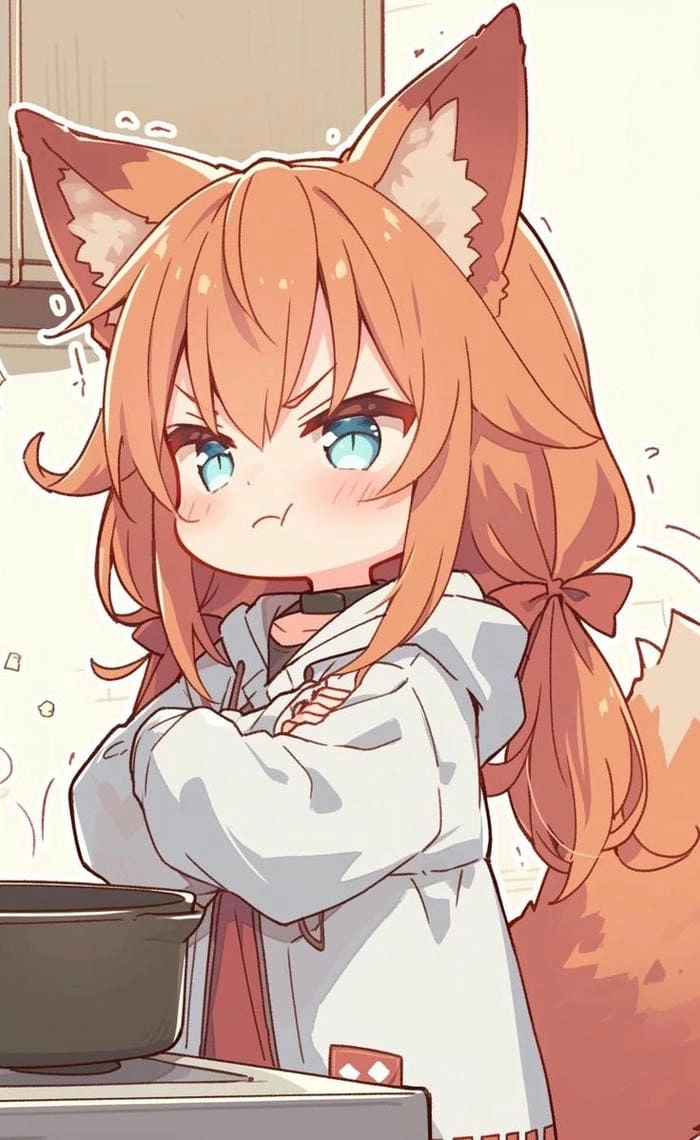 Hình cáo chibi siêu đáng yêu ngộ nghĩnh