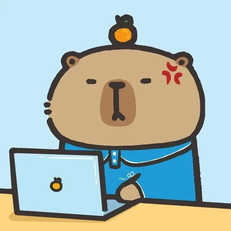 Capybara meme cartoon như bước ra từ thế giới mộng