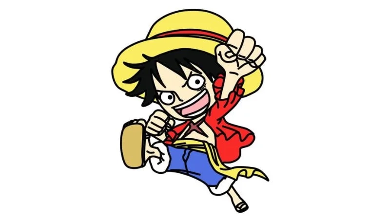 Hình anime cute chibi nam với nụ cười rạng rỡ