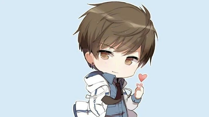 Hình anime nam cute chibi làm tan chảy con tim