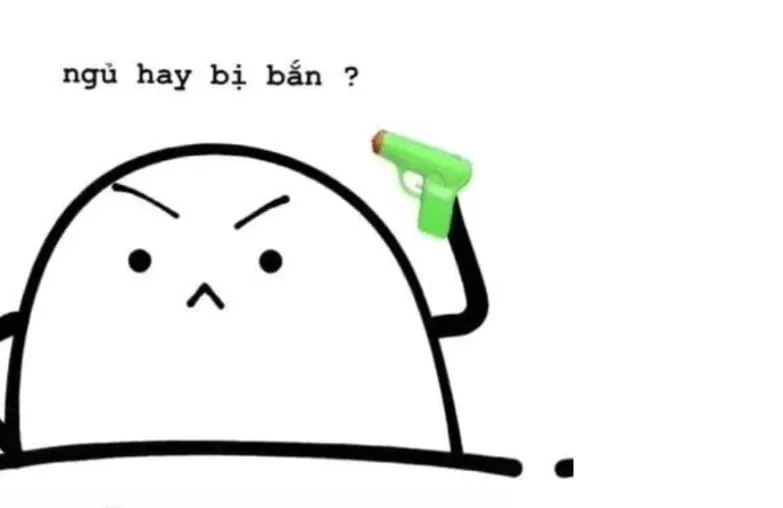 Meme chúc ngủ ngon bựa siêu troll siêu gắt