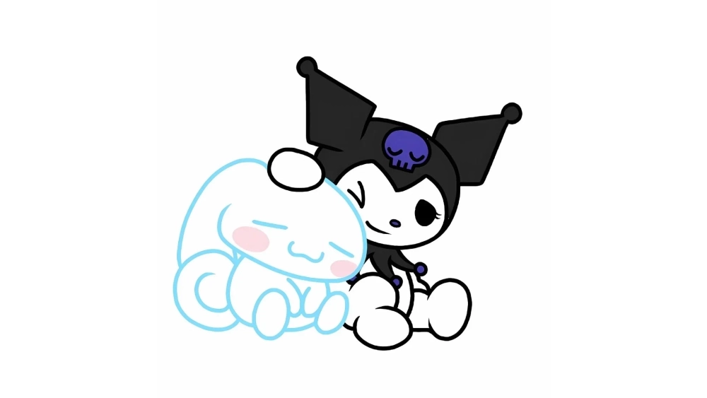 Kawaii chưa từng có trong hình nền máy tính Cinnamoroll và Kuromi