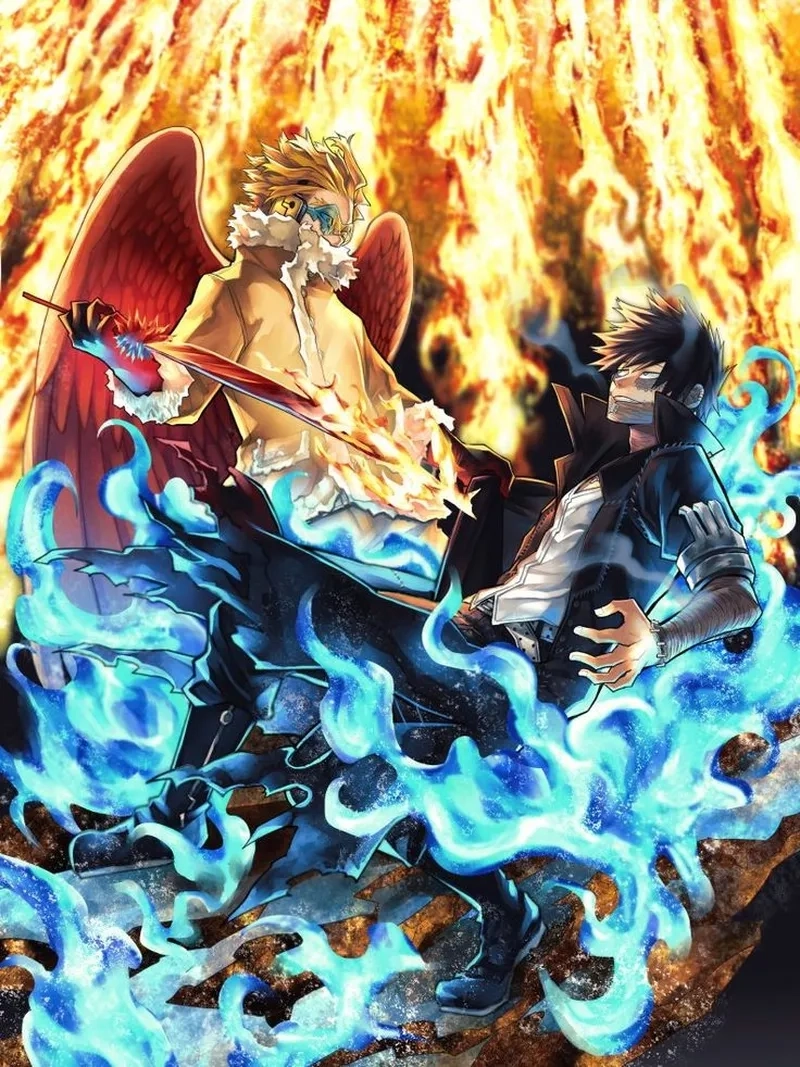 Dabi x Hawks manga với cốt truyện hấp dẫn