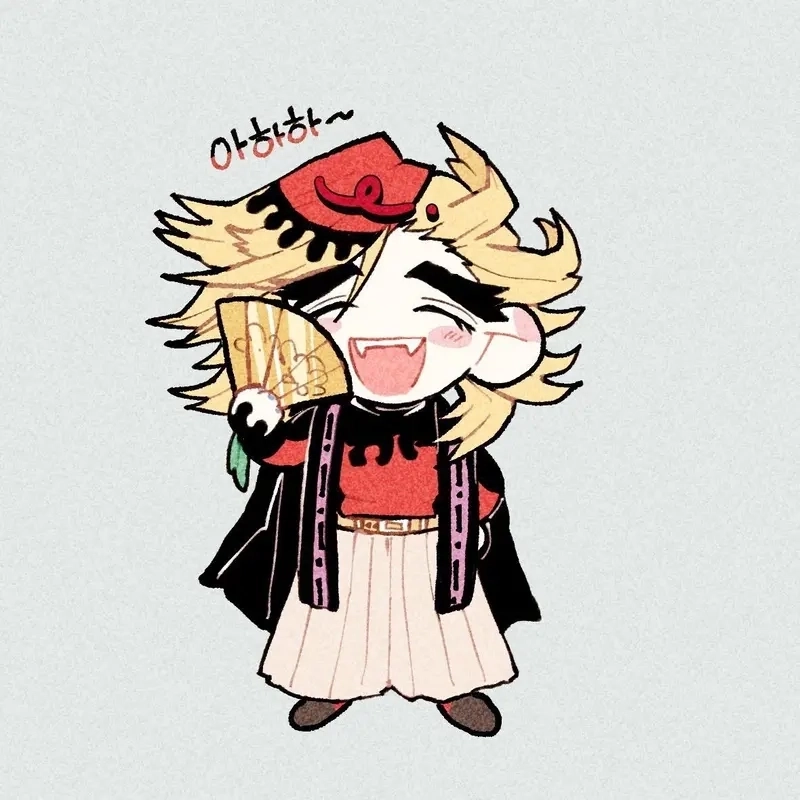 Cách vẽ Douma chibi dễ mà vẫn giữ vẻ nguy hiểm