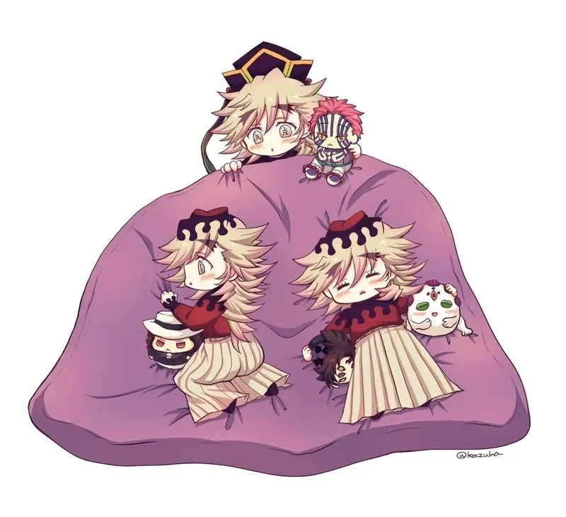 Douma chibi official art lạnh lùng như trong truyện
