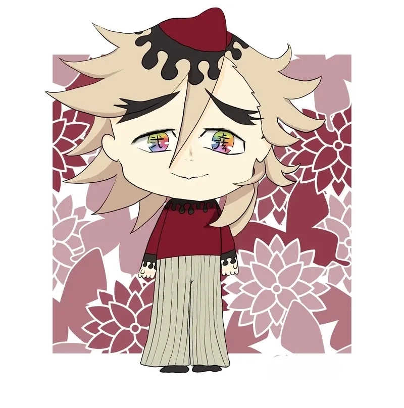Douma Demon Slayer chibi cực nổi bật giữa phản diện