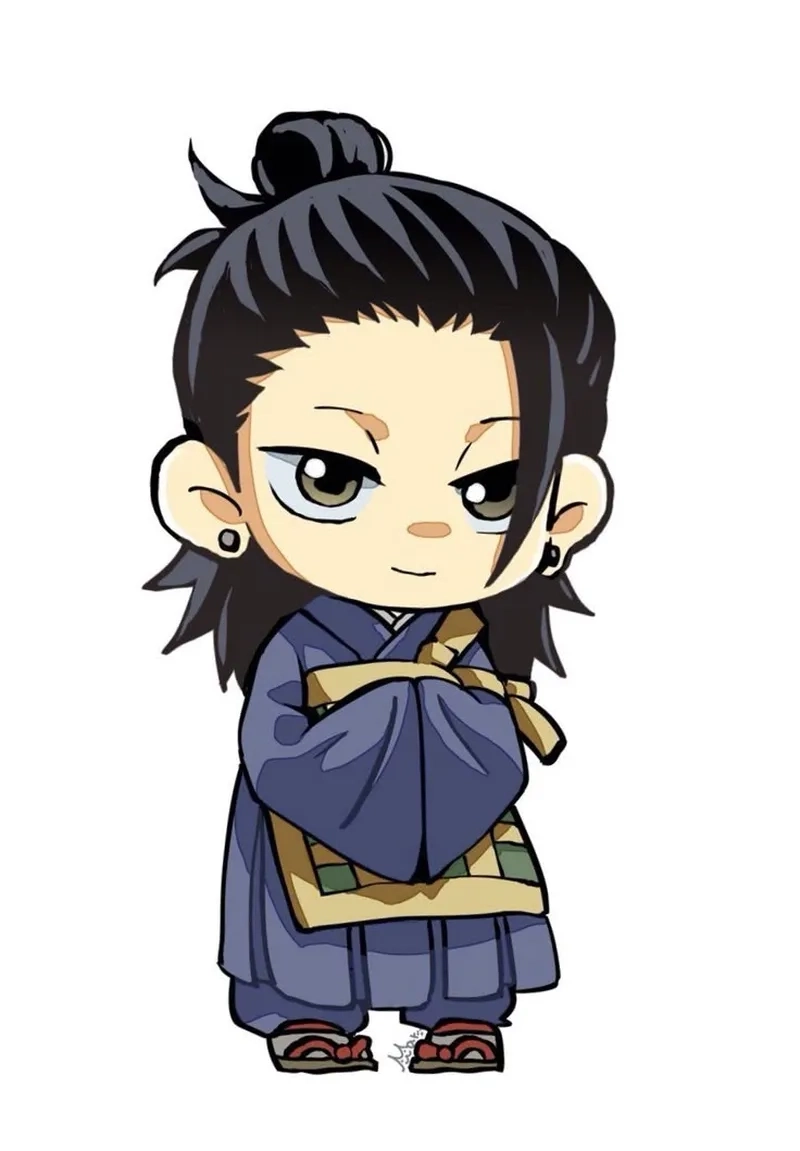 Hình ảnh dễ thương của Geto chibi khiến bạn tan chảy