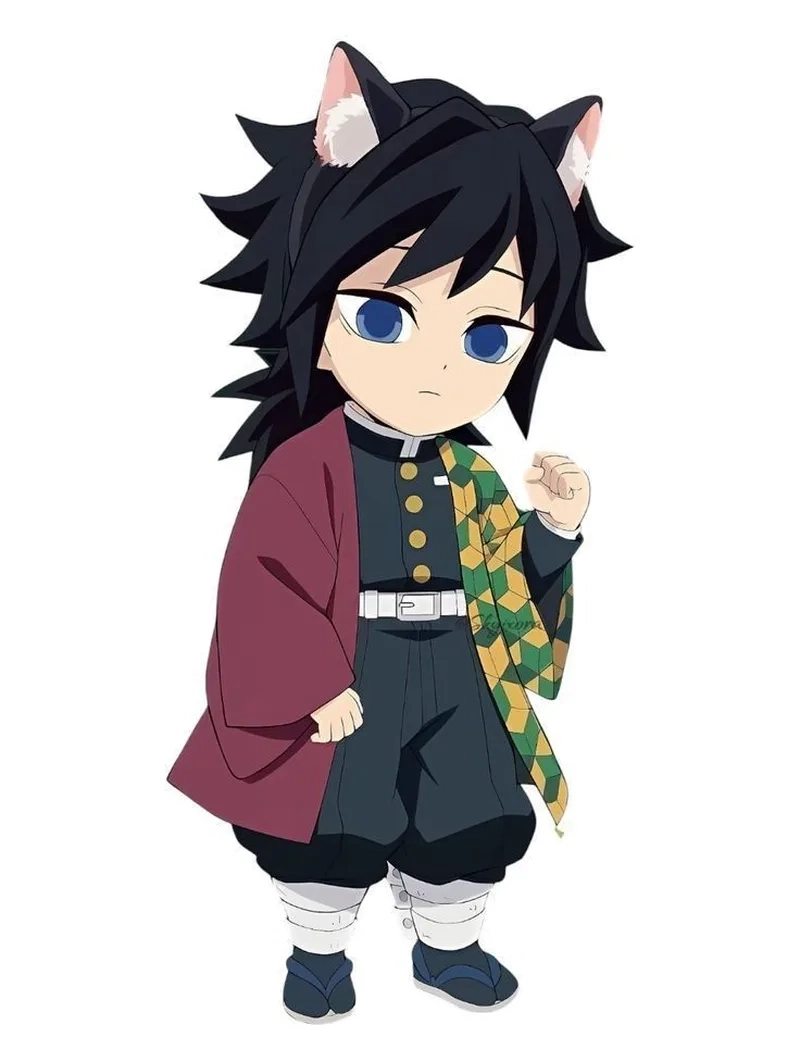 Giyuu cũng có lúc dễ thương trong Tomioka Giyuu Chibi