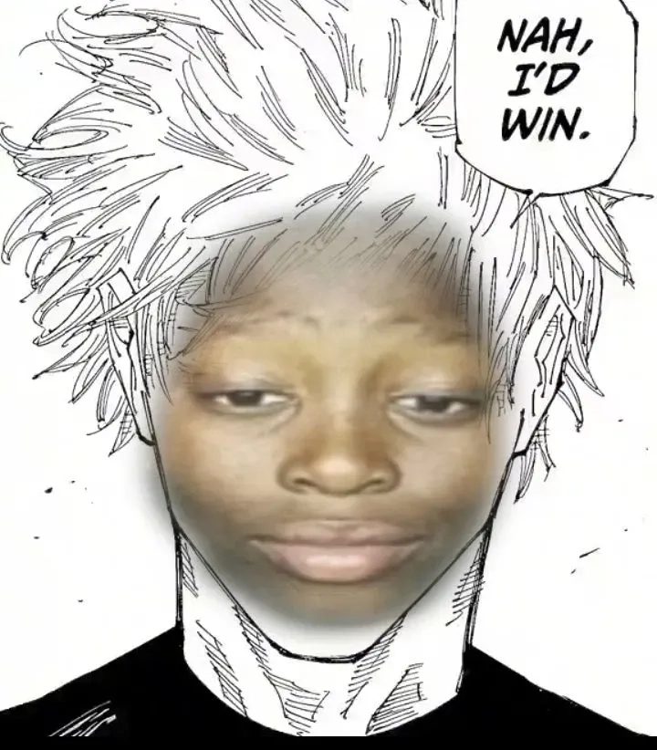 Gojo meme manga lấy từ khung truyện gây ám ảnh