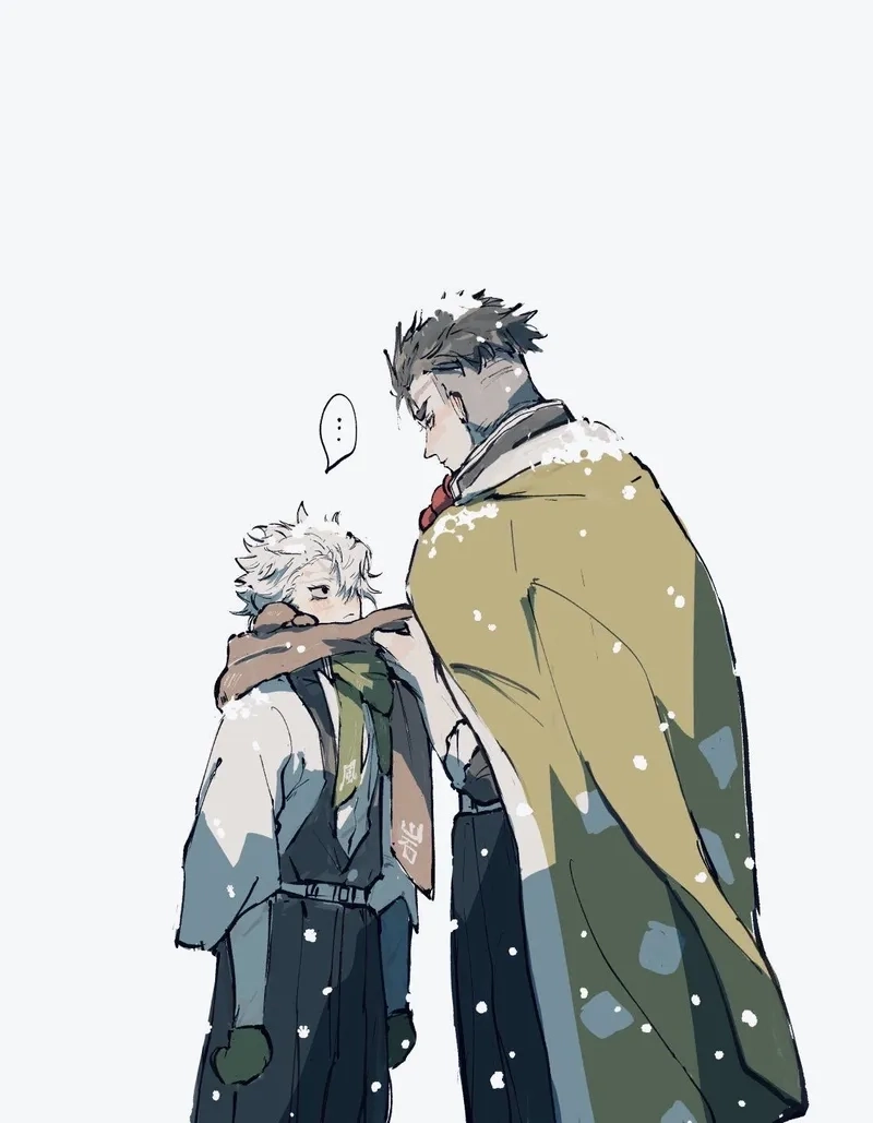 Fanart cảm động KNY Gyomei x Sanemi