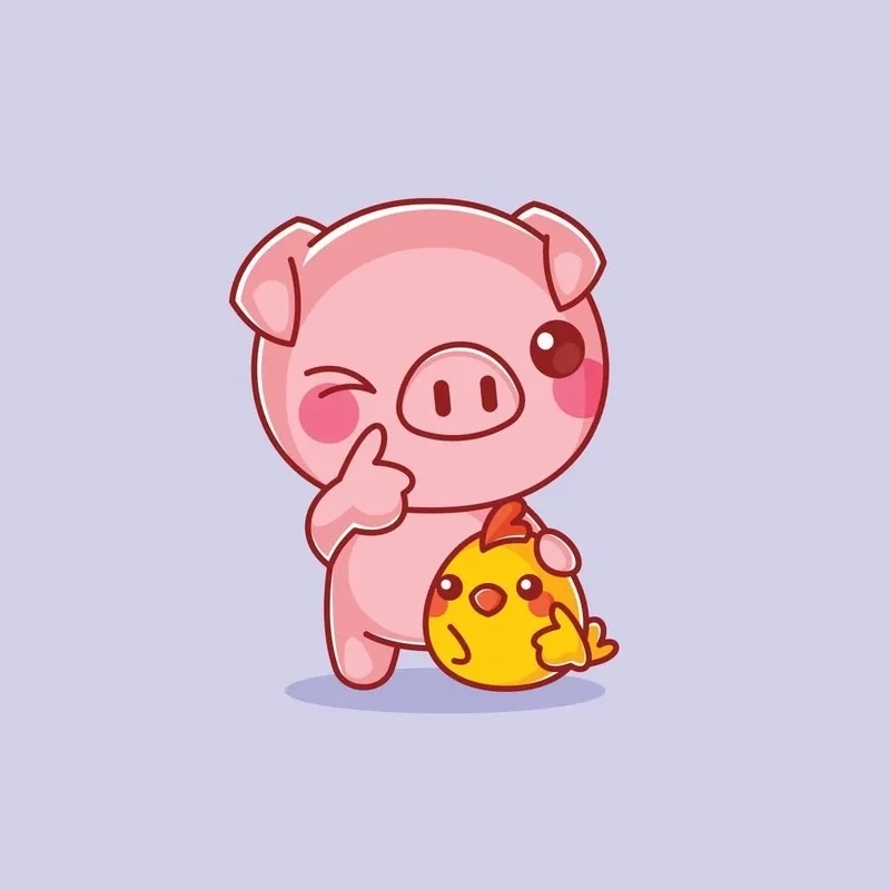 Chibi con lợn đáng yêu như bước ra từ truyện