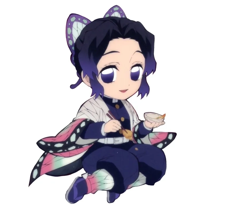 Shinobu chibi art được vẽ bằng cảm xúc chân thành