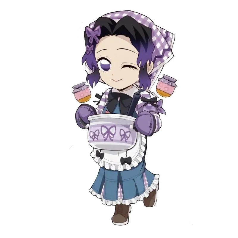 Kawaii Shinobu chibi nổi bật giữa thế giới anime