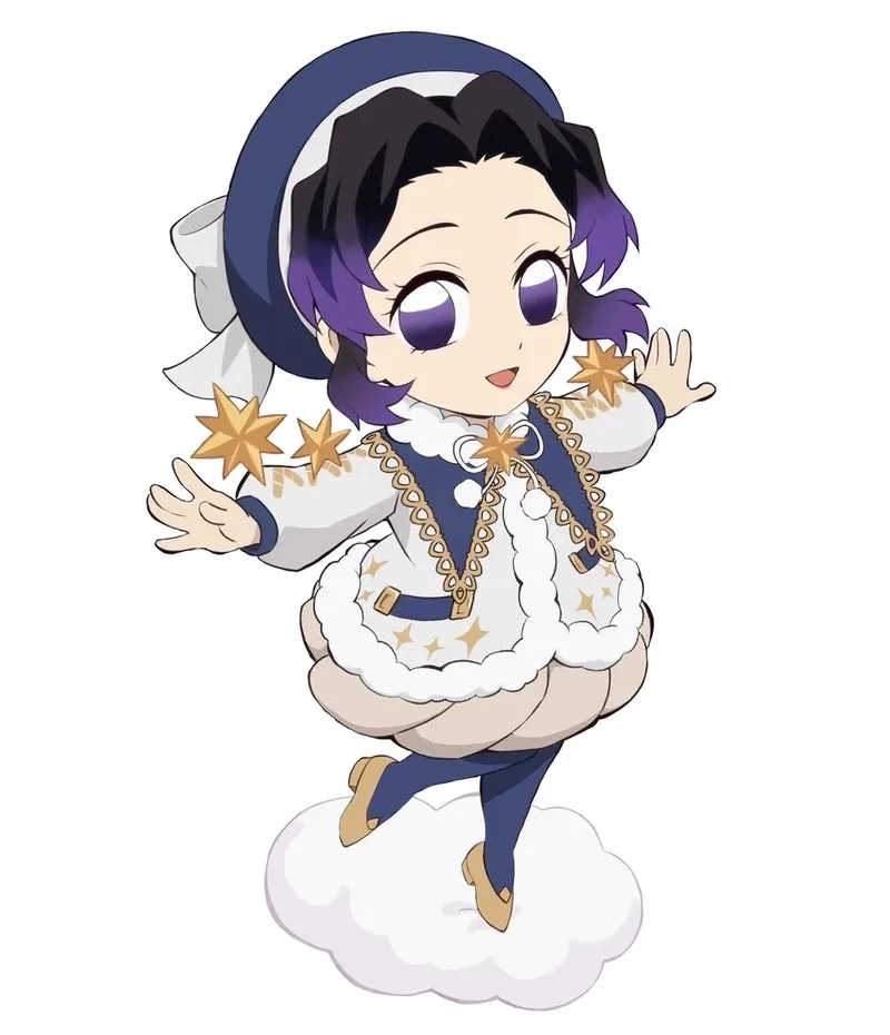 Shinobu Kochou chibi mang nét dịu dàng hiếm có