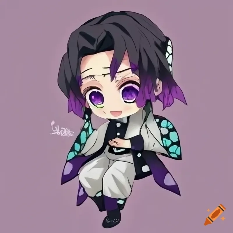 Demon Slayer Shinobu chibi siêu dễ thương xuất hiện
