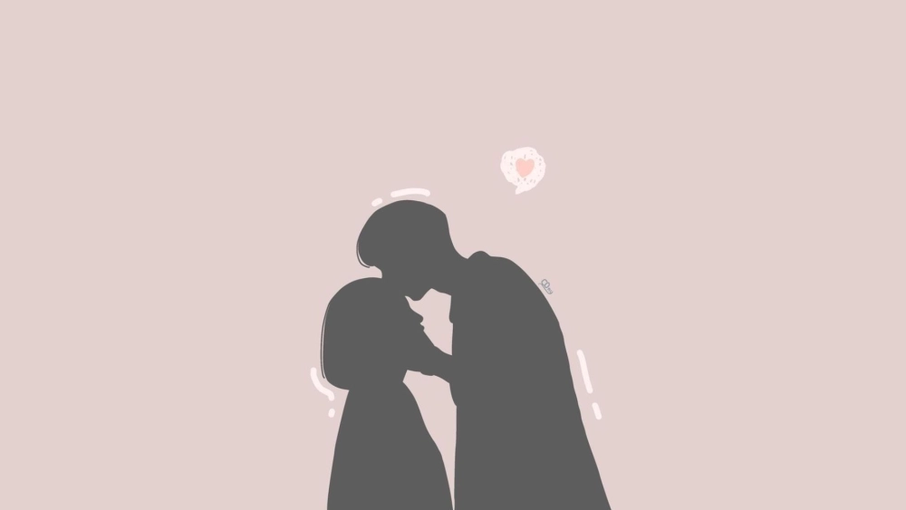 Cute cùng nhau với ảnh nền đôi cute