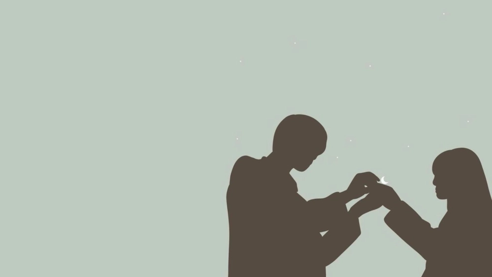 Kỷ niệm tình yêu bằng ảnh nền đẹp cặp đôi