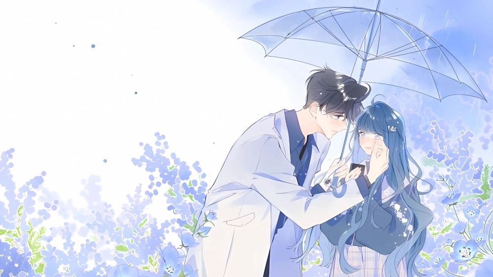 Yêu ngay từ cái nhìn đầu với hình nền anime cặp