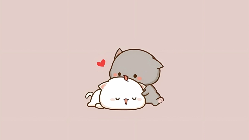 Siêu cấp dễ thương với hình nền cặp đôi chibi