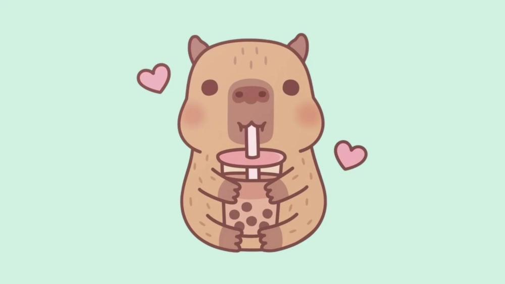 Siêu cool với hình nền Capybara vô tri cho máy tính