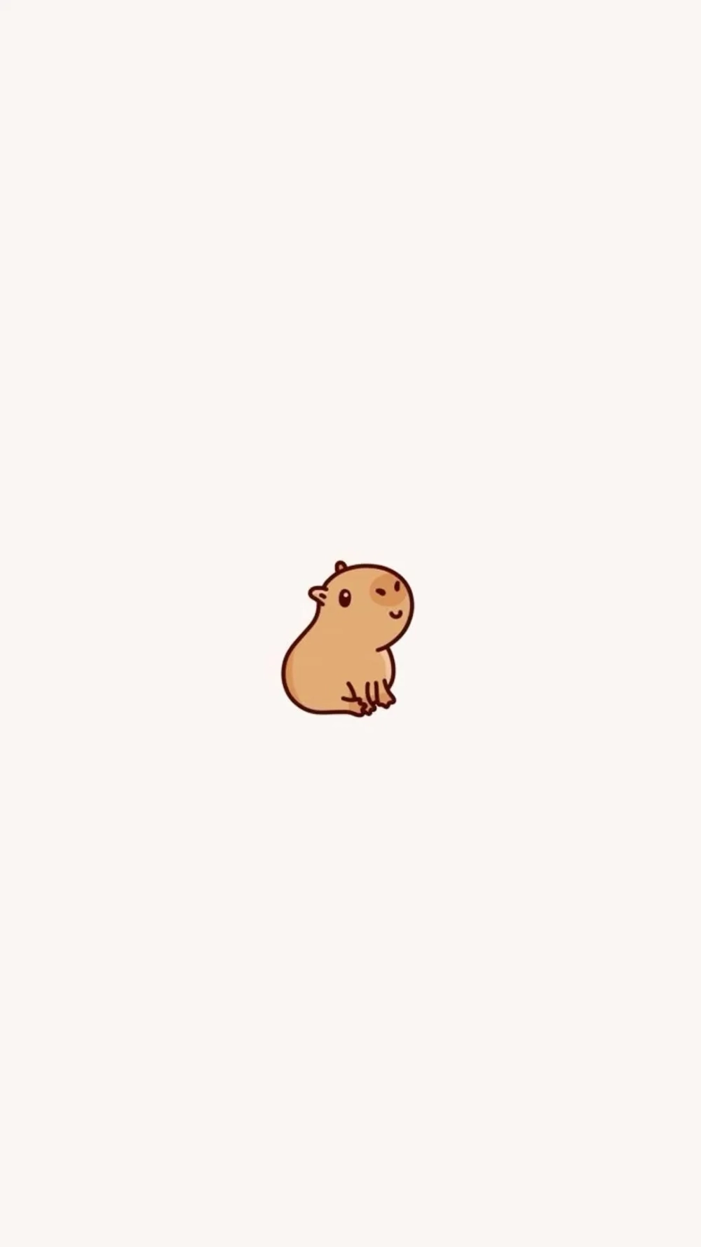 Cực kỳ đáng yêu với hình nền điện thoại Capybara cute
