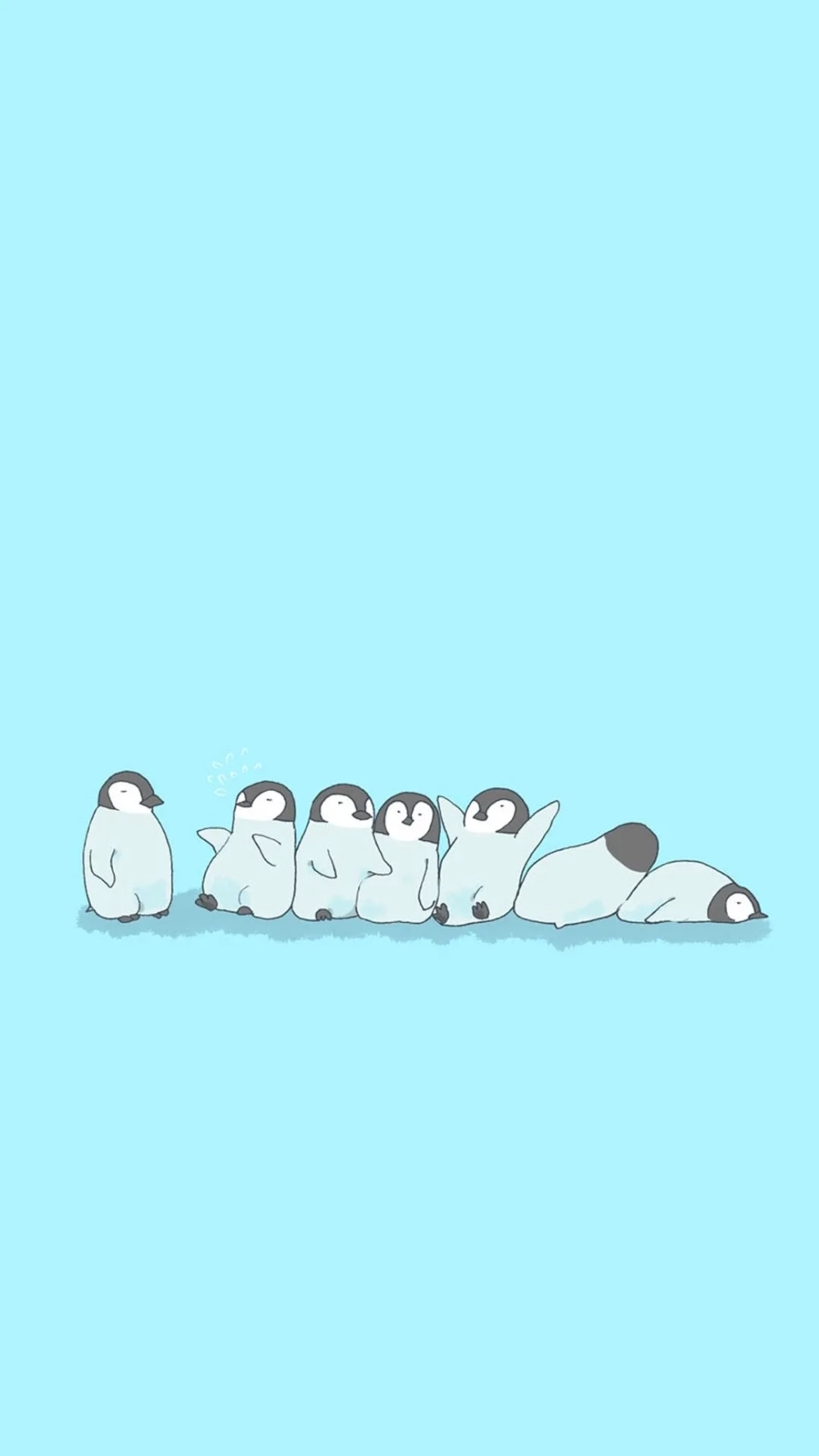 Hồi bé mê Doraemon, lớn lên ghiền hình nền chim cánh cụt cute