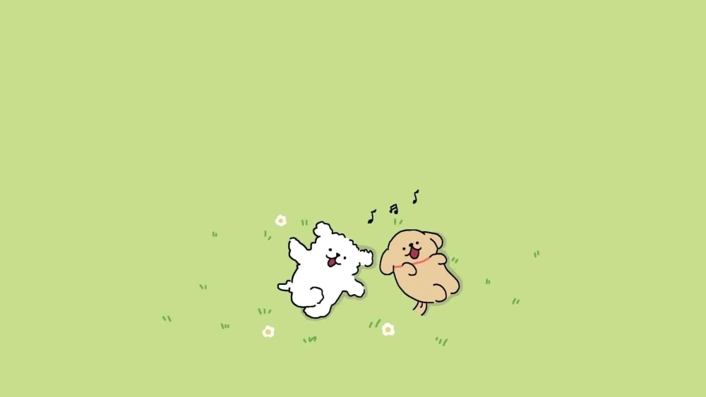 Giao diện yêu ngay từ cái nhìn đầu tiên với hình nền chó đáng yêu