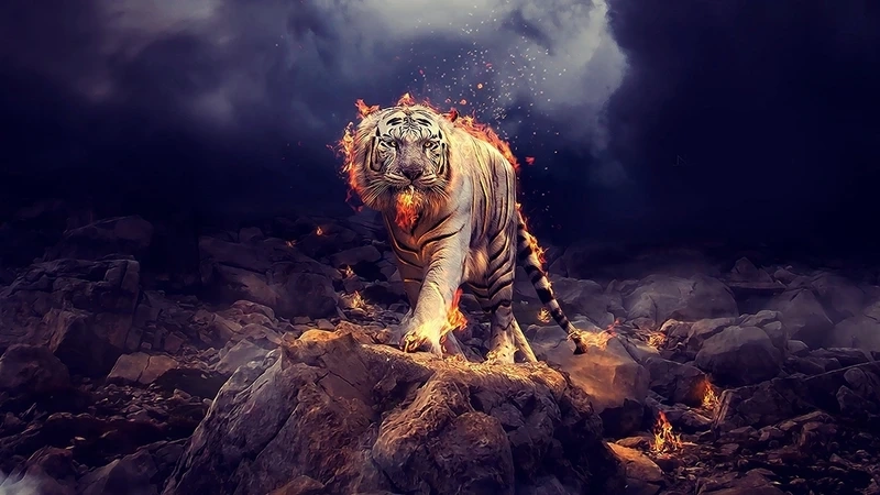 Avatar con cọp mang năng lượng dũng mãnh và kiêu hãnh