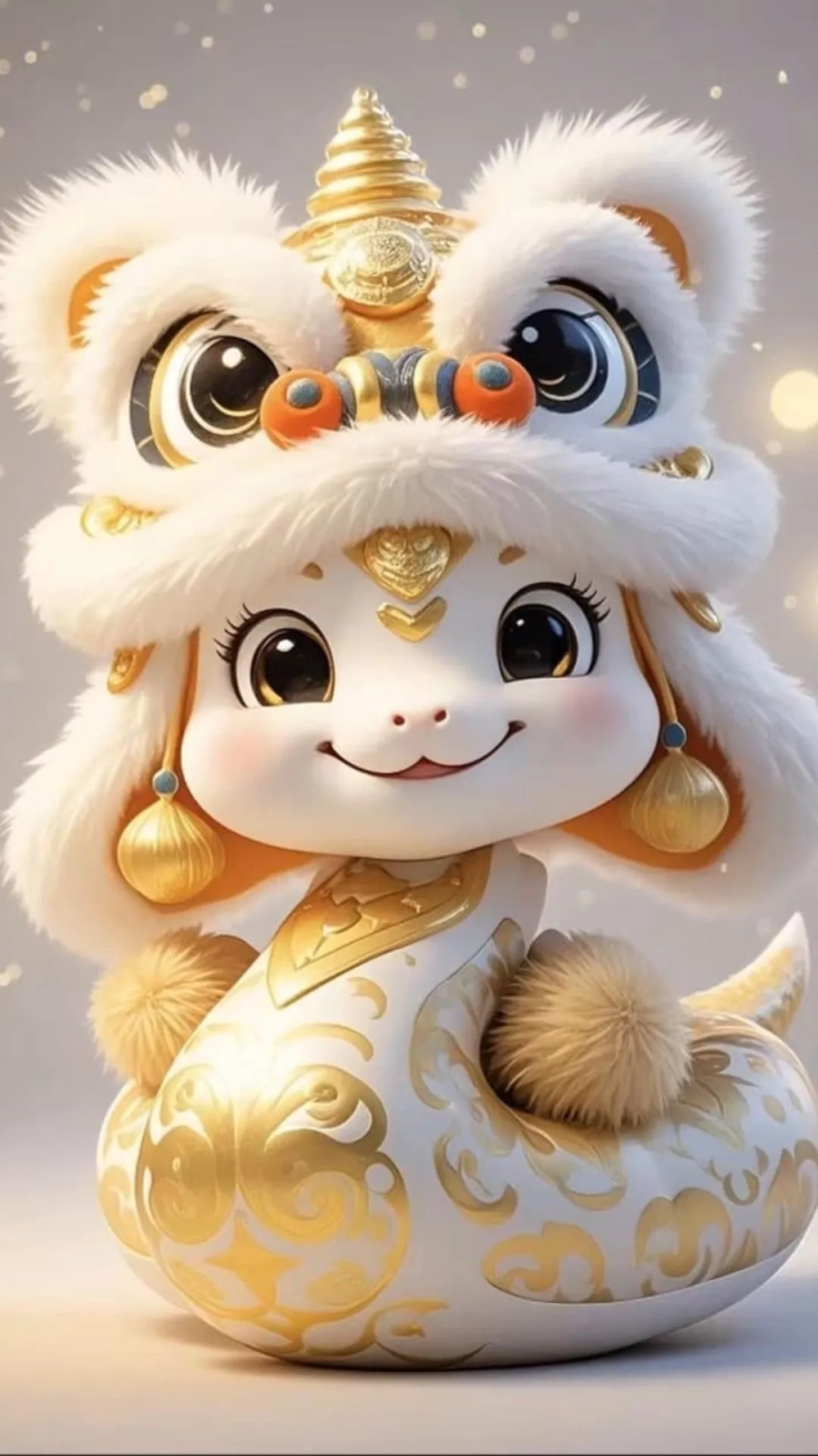 Siêu đáng yêu và hợp trend là hình nền điện thoại con rắn cute
