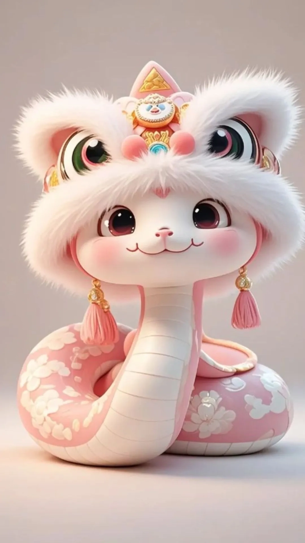 Dễ thương chưa từng thấy với hình nền con rắn cute siêu hot