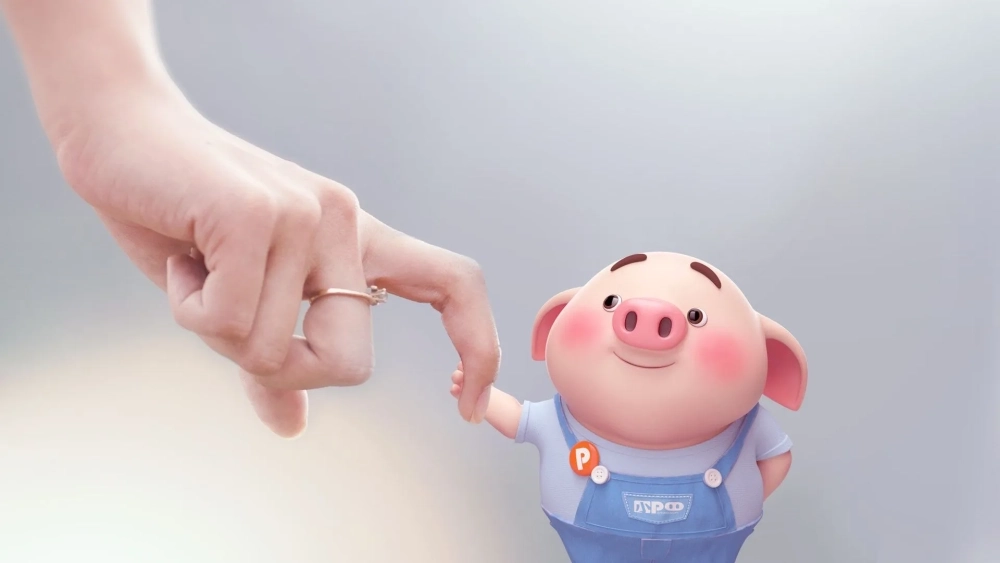 Tạo sự mới mẻ cùng hình nền hình con heo dễ thương