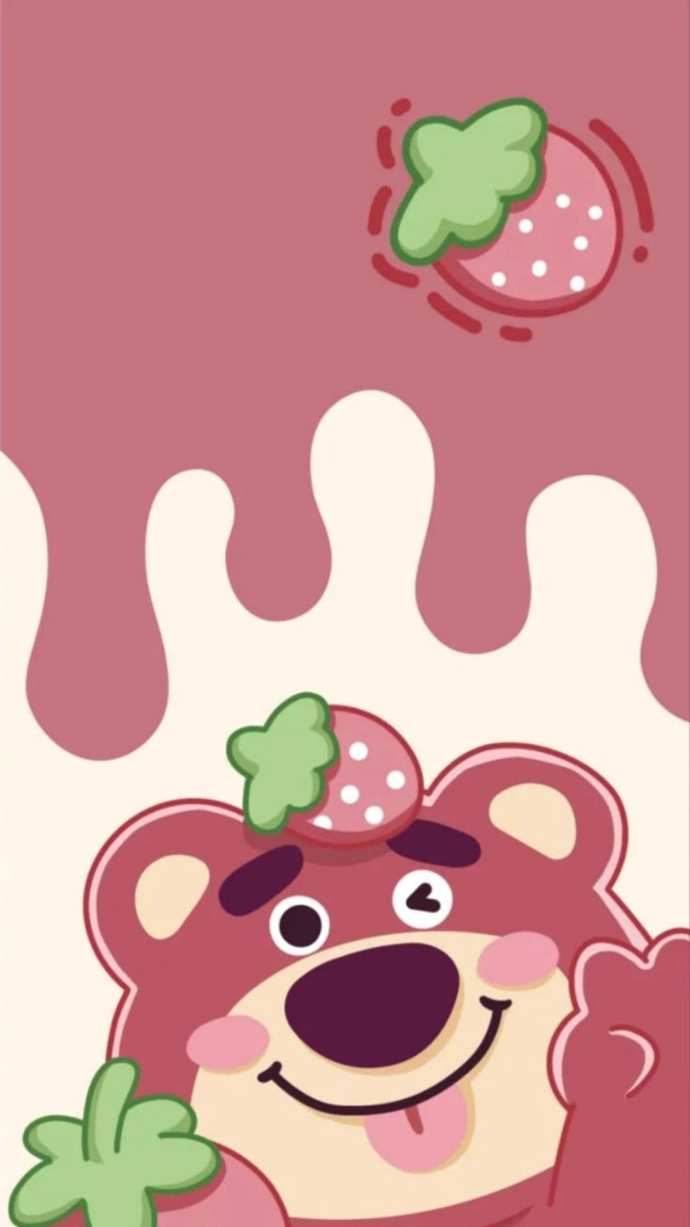 Dễ thương khỏi bàn cùng hình nền Gấu Dâu đẹp