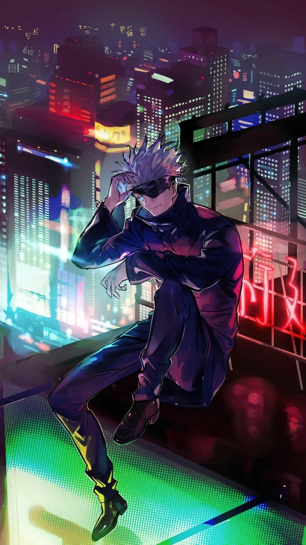 Bộ ảnh không thể thiếu với hình nền anime Gojo