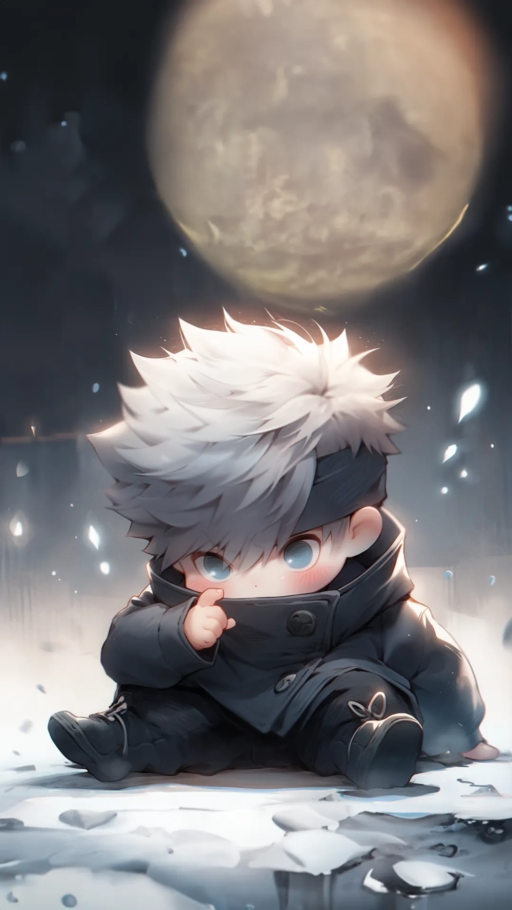Đáng yêu và dễ thương hết nấc với hình nền Gojo chibi
