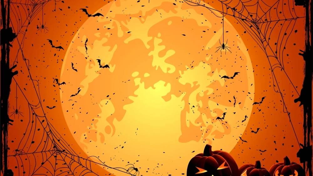 Không khí rùng rợn bao trùm với hình nền máy tính halloween