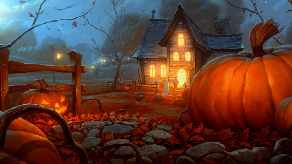 Ma mị ấn tượng với bộ hình nền halloween 3d cực chất