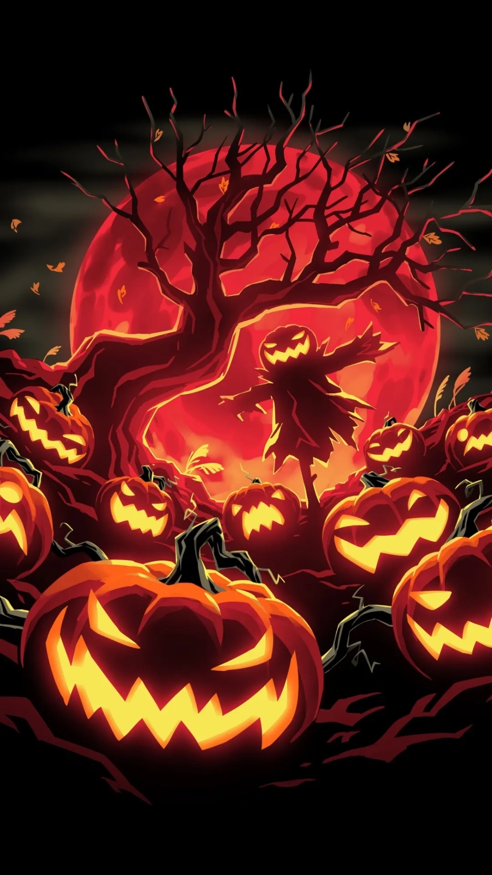 Làm mới giao diện cùng ảnh nền halloween cực bắt mắt