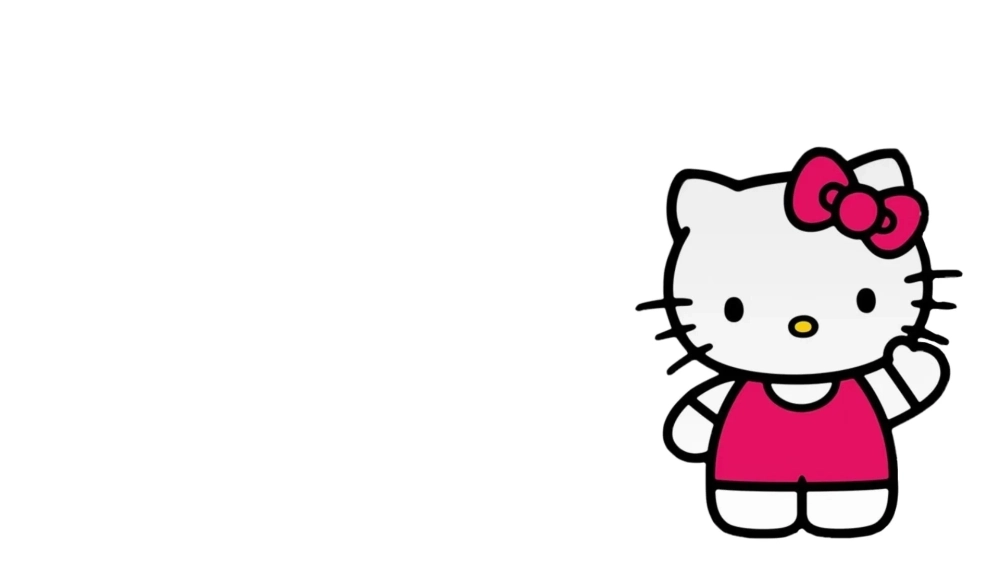 Bật tone nữ tính với hình nền màu hồng Hello Kitty
