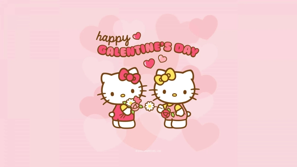 Thay áo mới cho màn hình bằng ảnh nền Hello Kitty