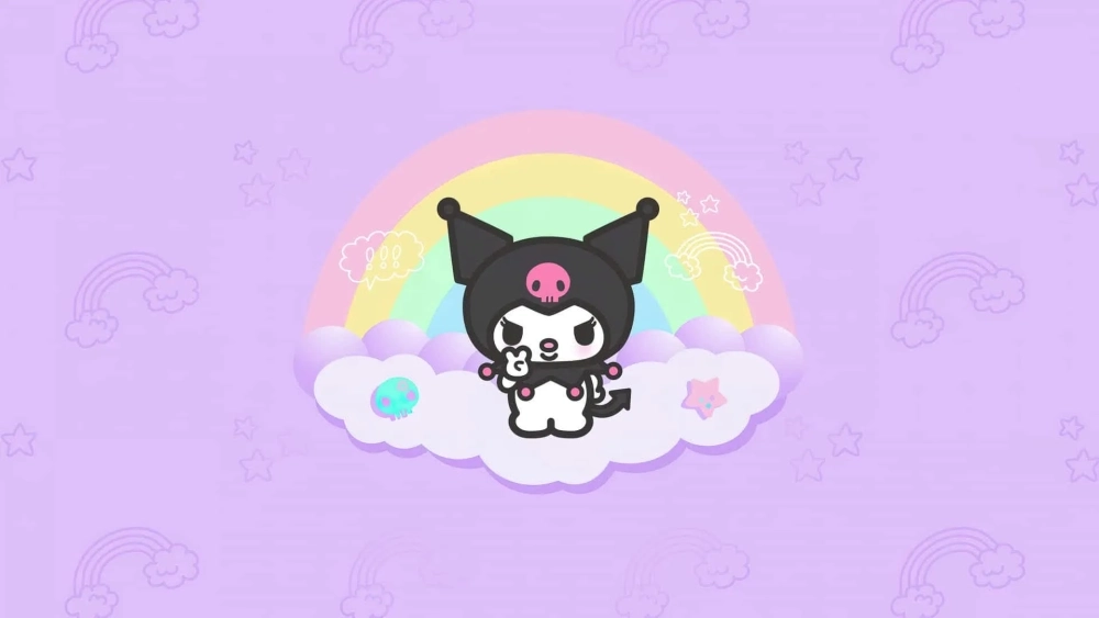 Dễ thương và cá tính với hình nền máy tính Kuromi