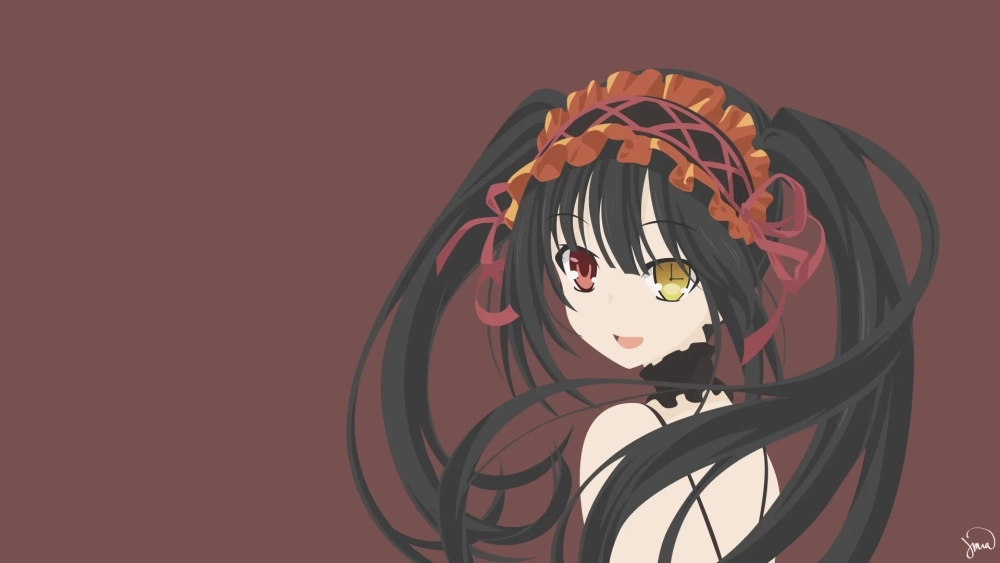 Giao diện cực ngầu với kurumi tokisaki wallpaper pc