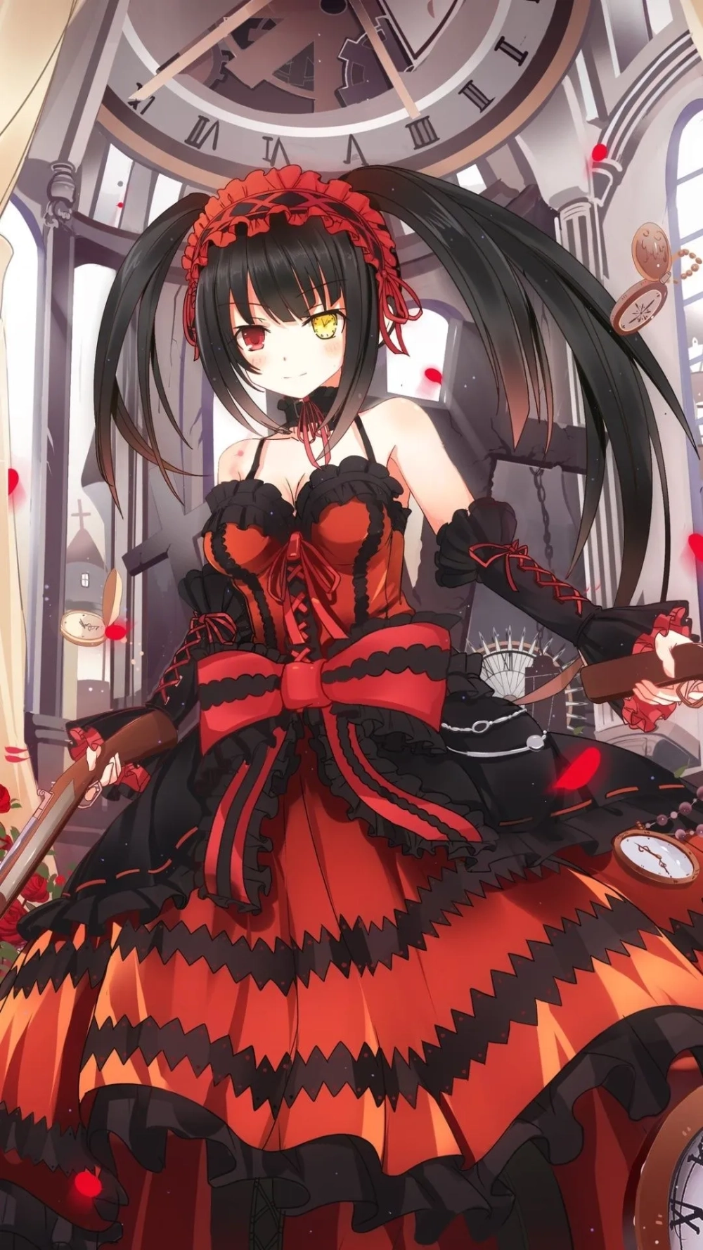 Ngất ngây trước thần thái của ảnh tokisaki kurumi
