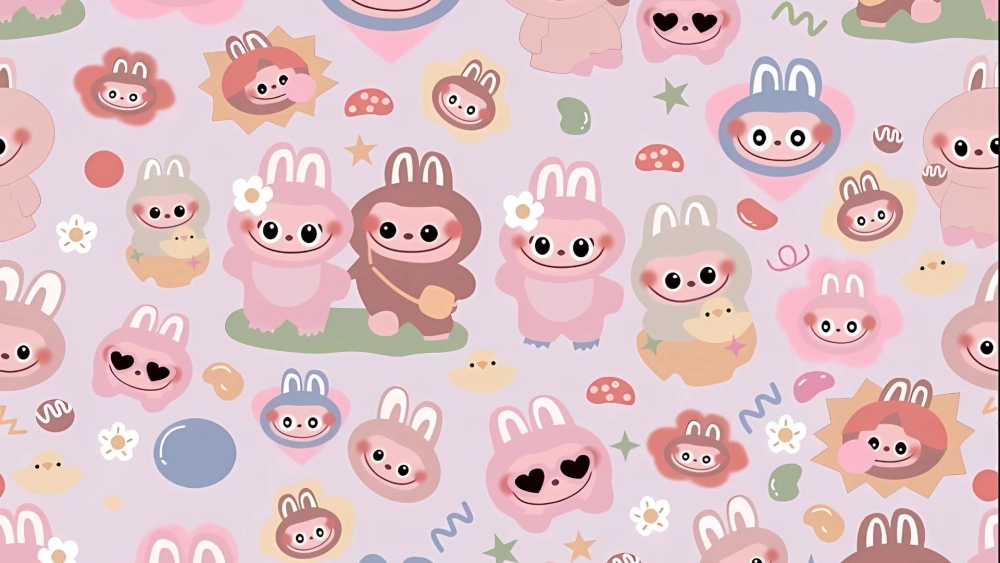 Ngắm hoài không chán với hình nền labubu đẹp