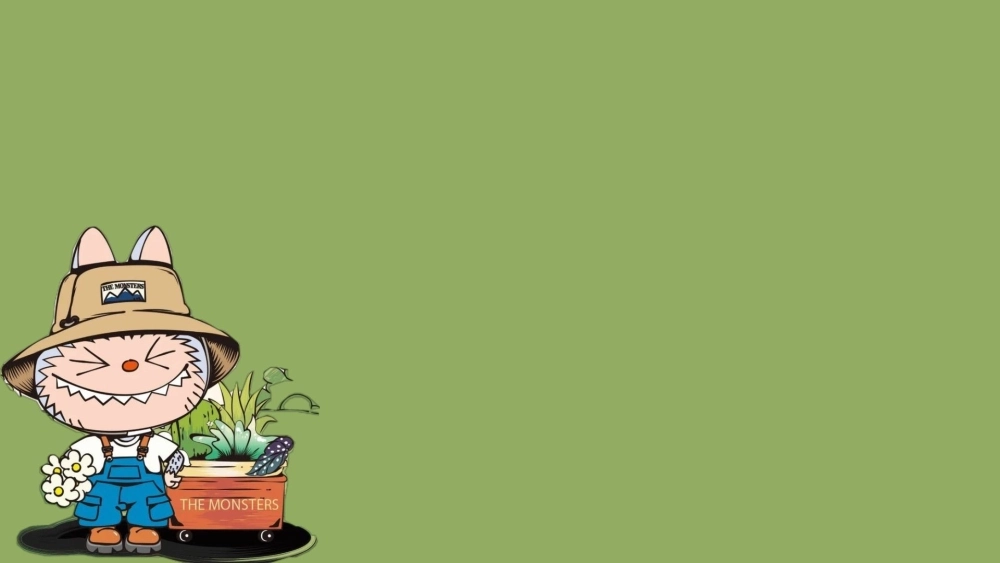 Hồng siêu yêu thương cùng hình nền labubu màu hồng