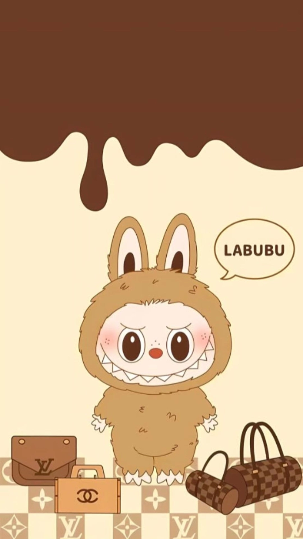 Dễ thương không thể chối từ với hình nền labubu cho điện thoại